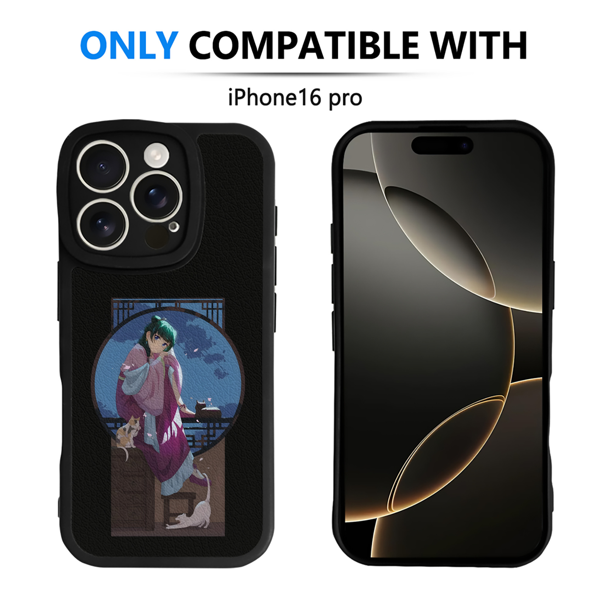 薬屋のひとりごと The Apothecary Diaries 【iPhone 16シリーズ対応】シリコンスマホケース（レザー調） 材質：シリコン